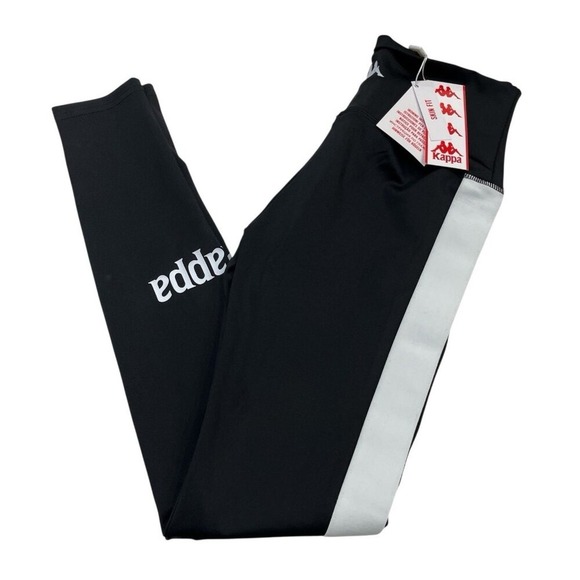 Kappa Pants - Kappa Leggings Skin Fit Delina Jet Black Size‎ S Athletic Athleisure Casual